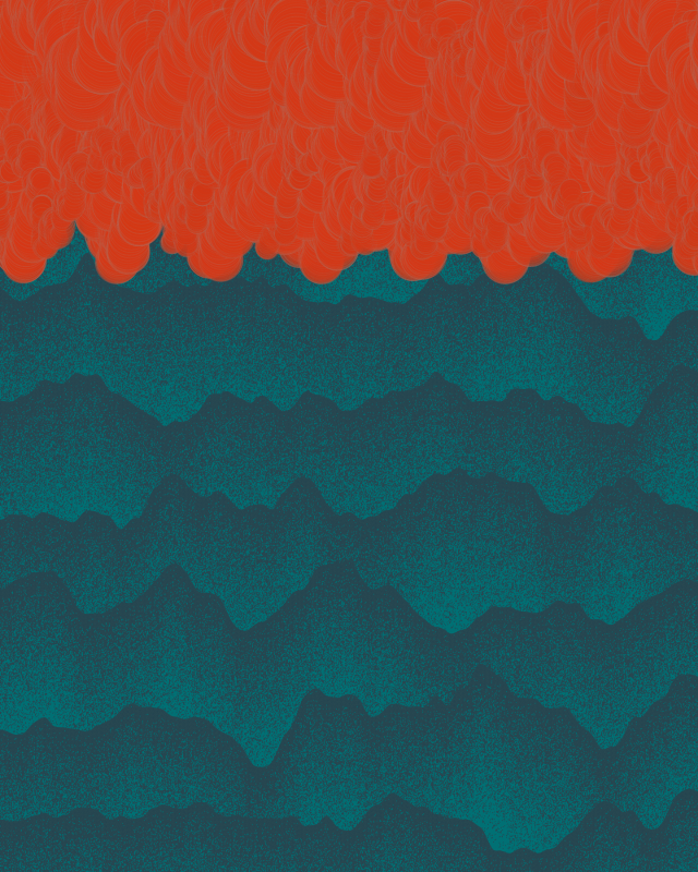 Clouds over the Mountains #217 static NFT preview