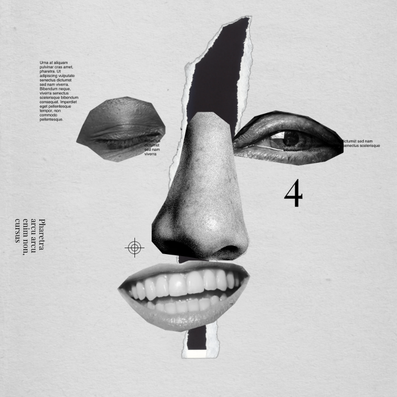 Collage faces #61 static NFT preview