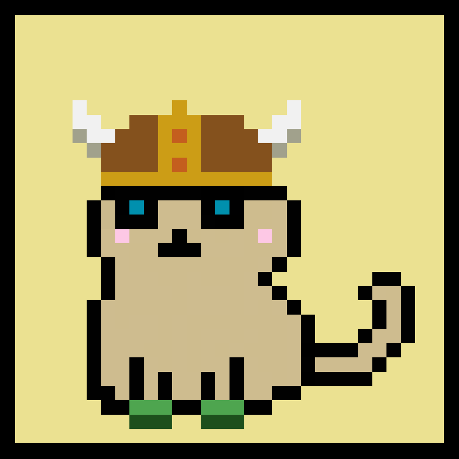 Lazy Kitties #965 static token preview