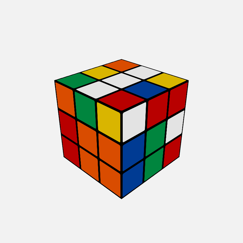 Rubik's Cube #37 static token preview