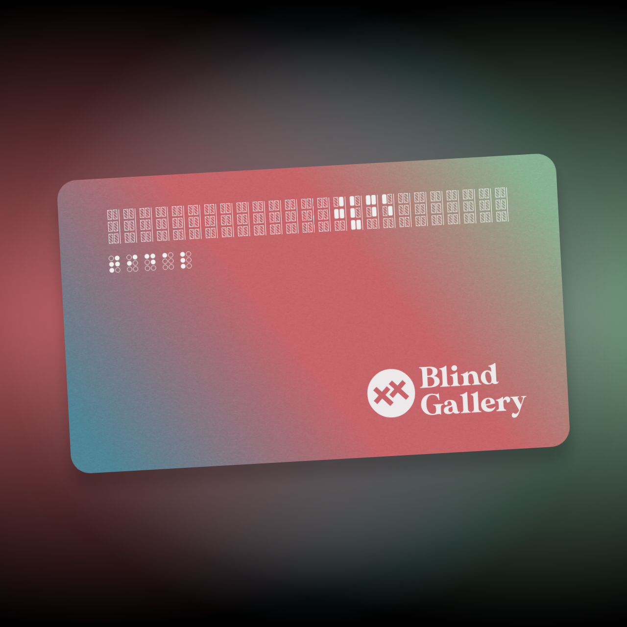 Blind Gallery Club Membership #55 static token preview