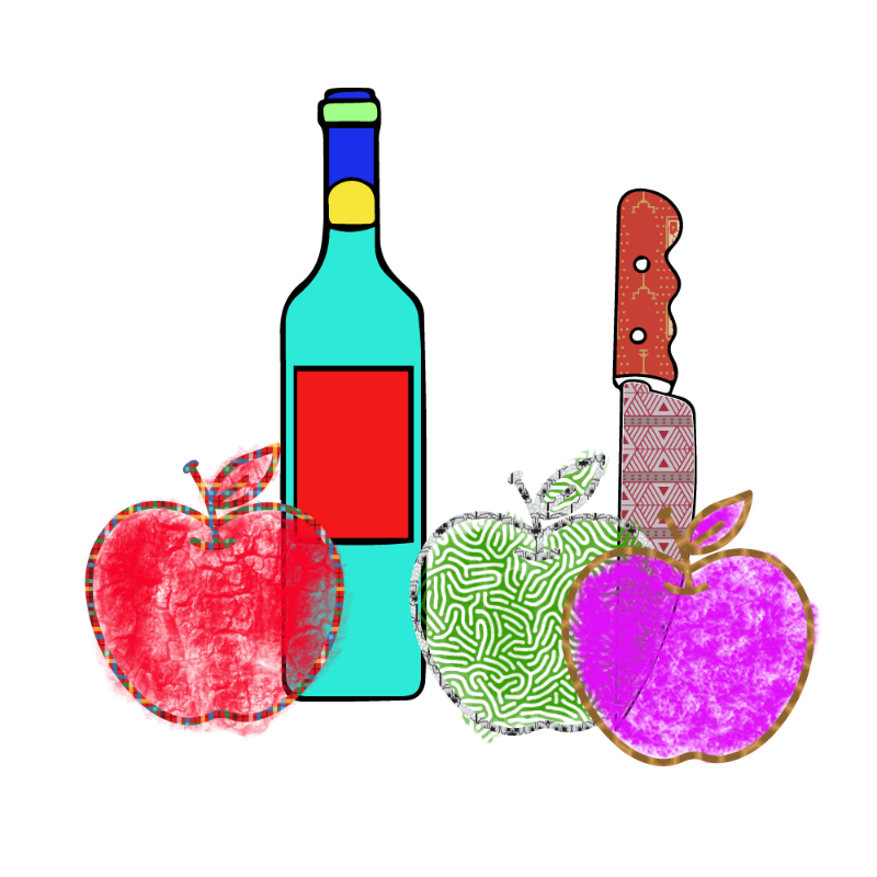 bottle and apples #238 static token preview