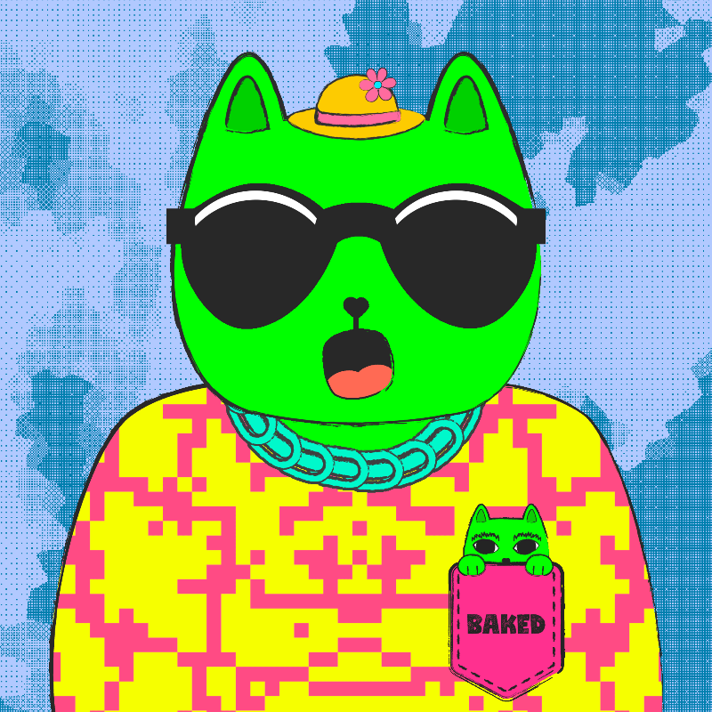 hash cats – genesis #204 static NFT preview