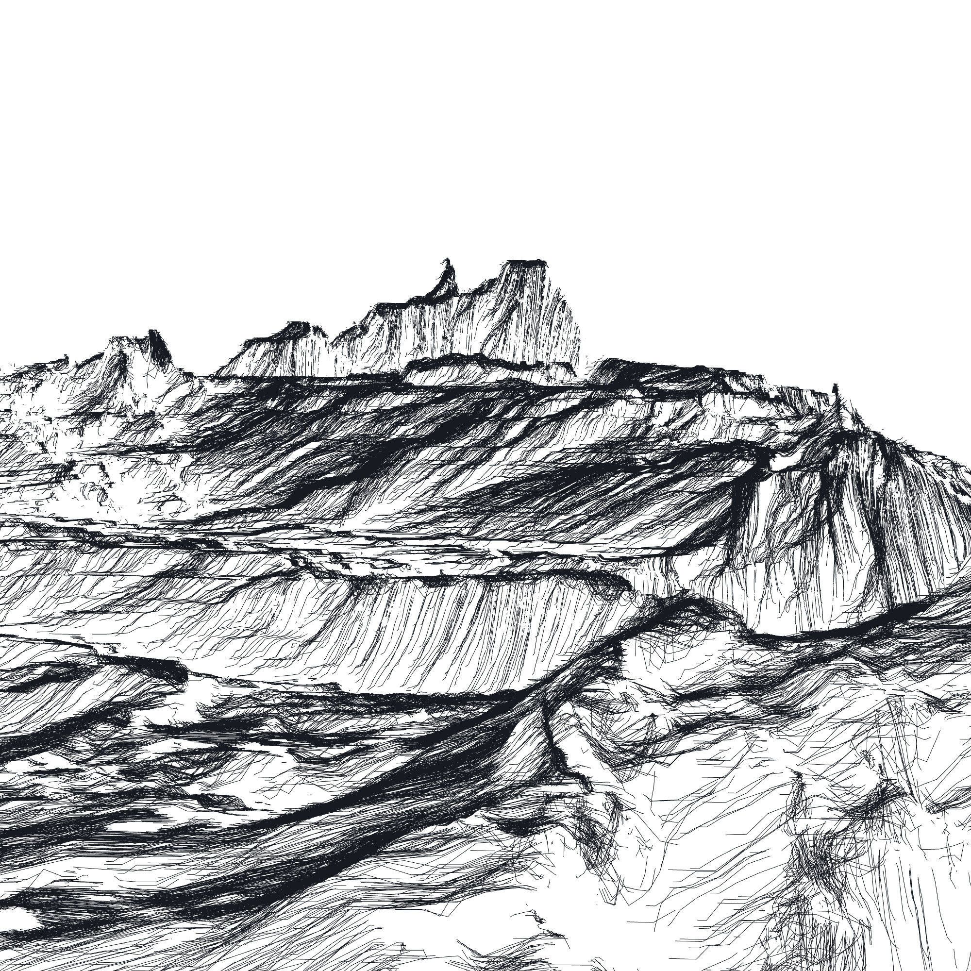 Ridge Scribbles #74 static NFT preview