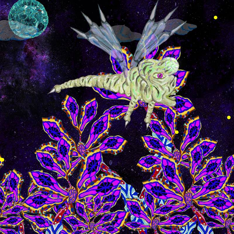 Fireflies and Flower Gardens #57 static token preview