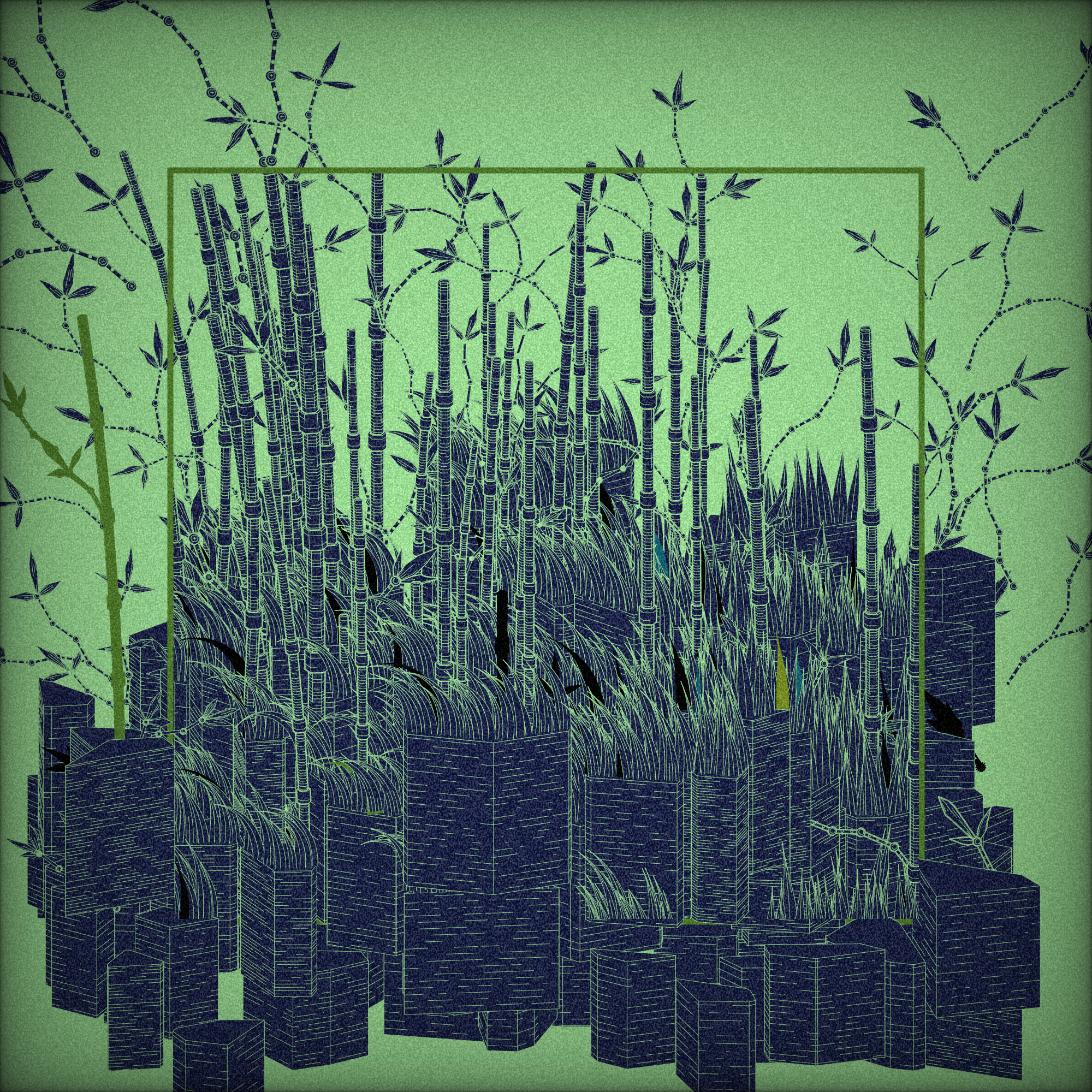 Mecha-Bamboo #324 static NFT preview