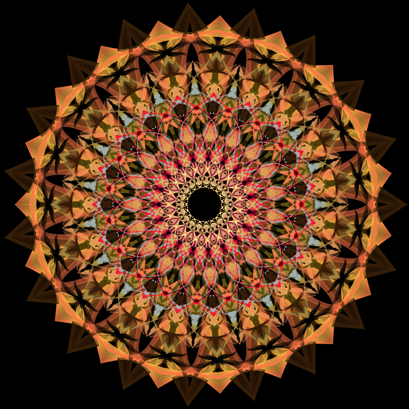 Morphing Mandala - #fxhashturnsone charity #77 static NFT preview