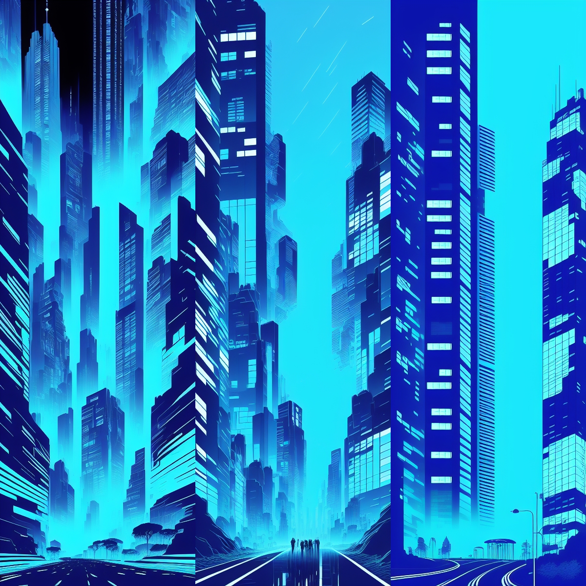 Blue City #6 static token preview