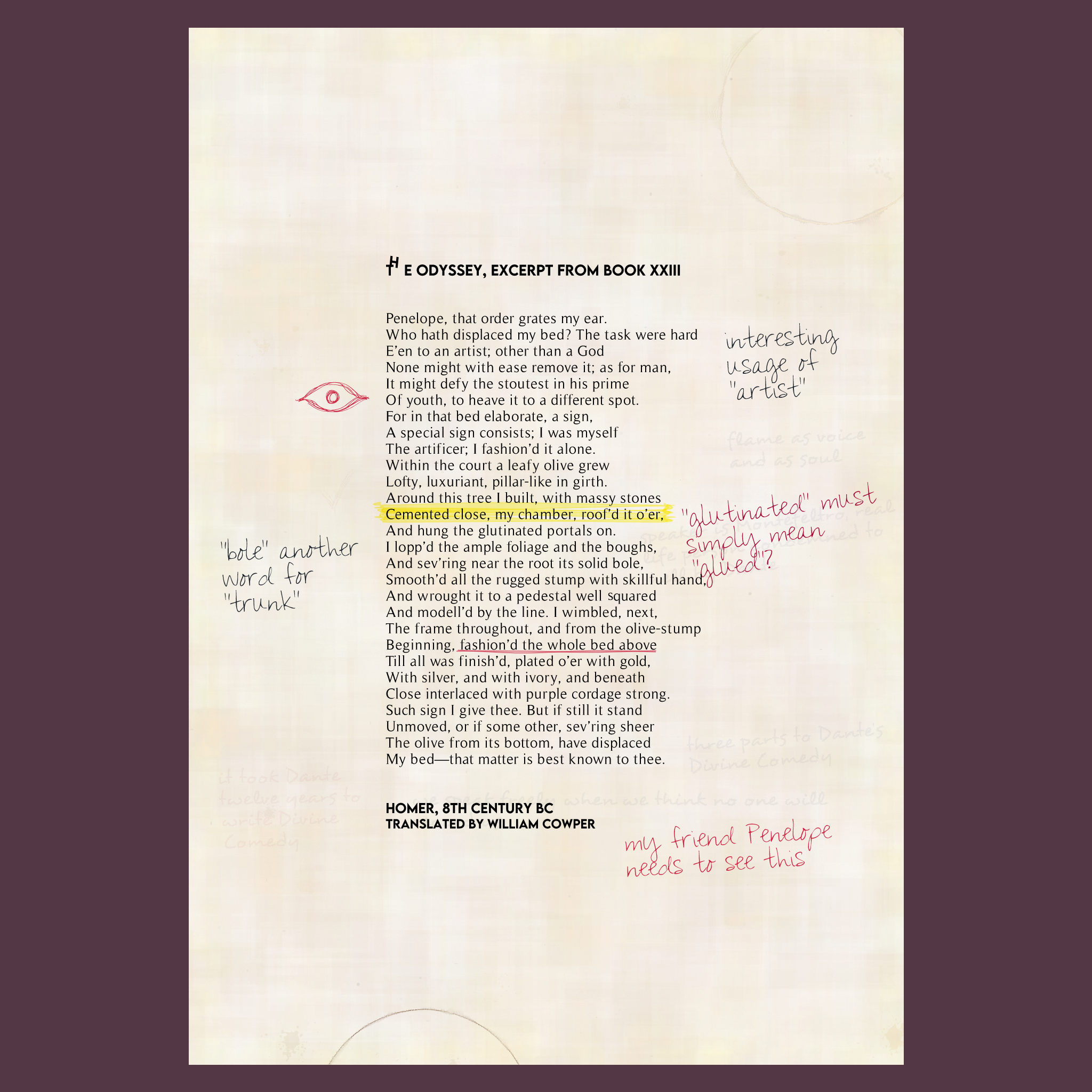 Poems in the Public Domain #132 static token preview