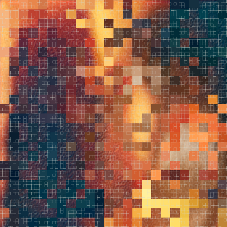 Study of atom in analog, digital and A.I. #34 static NFT preview