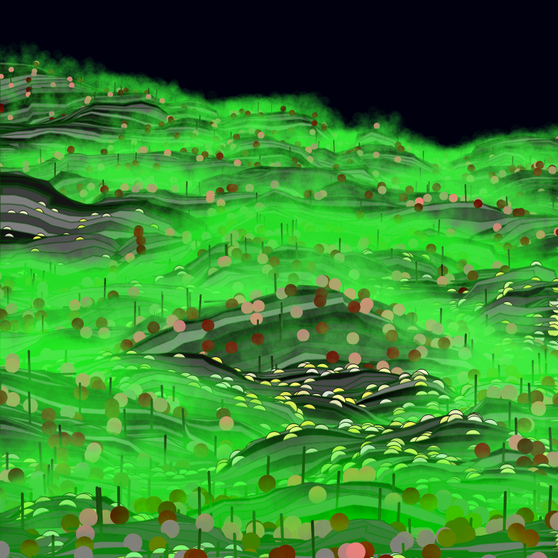Alien Landscape #1 static token preview