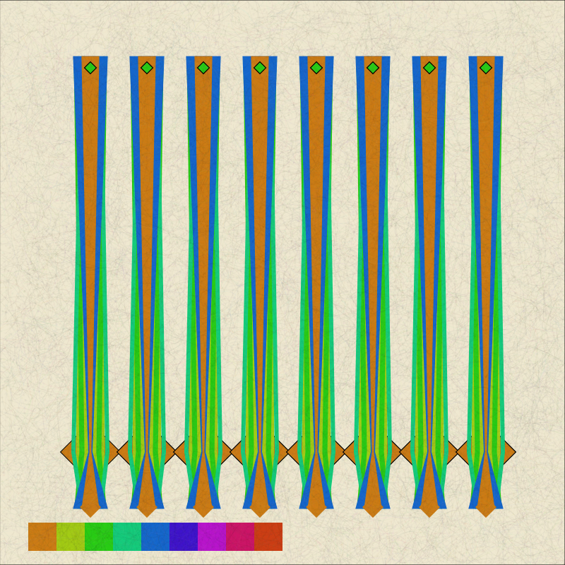 Polychromatic #222 static NFT preview