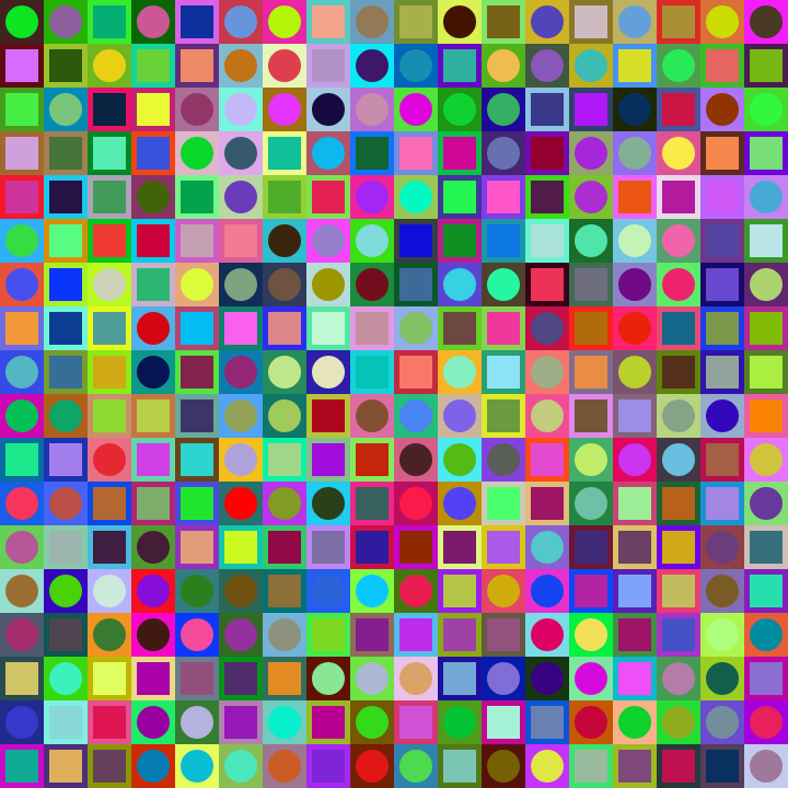 Square Dot Composition #150 static token preview
