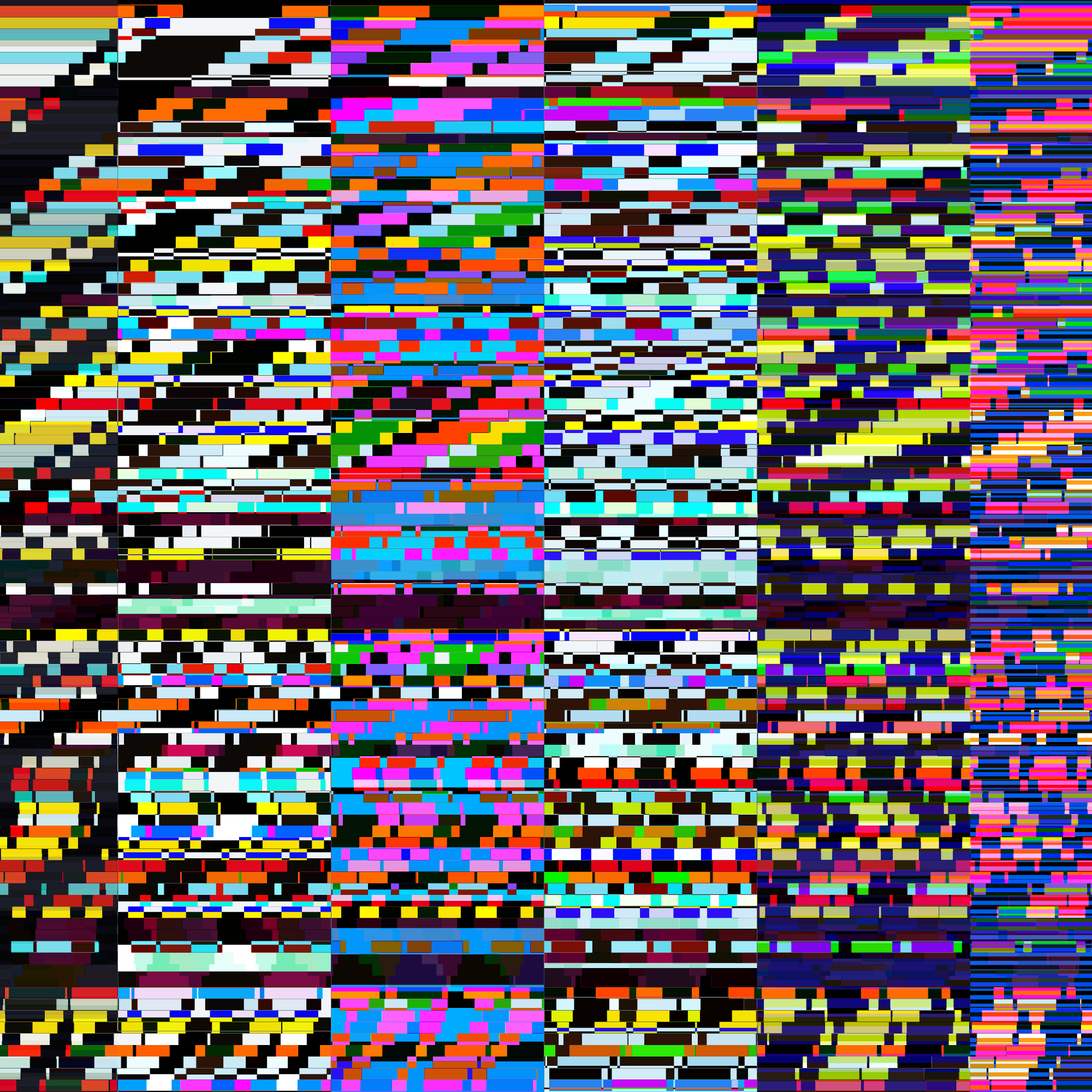 Glitchometry Stripes #44 static token preview
