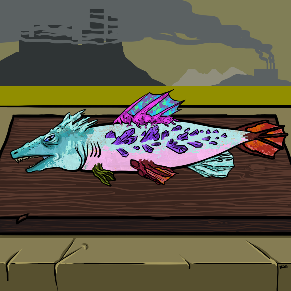 Monstrous Catch #25 static token preview
