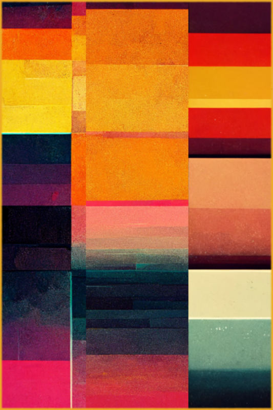Vibrant Composition #78 static token preview