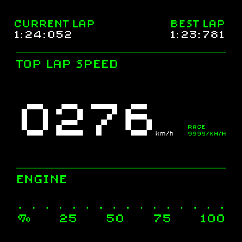 F-1RacingTez #135 static token preview