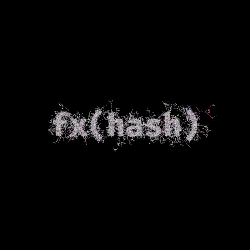 FXHASH Generative Logo #765 static token preview