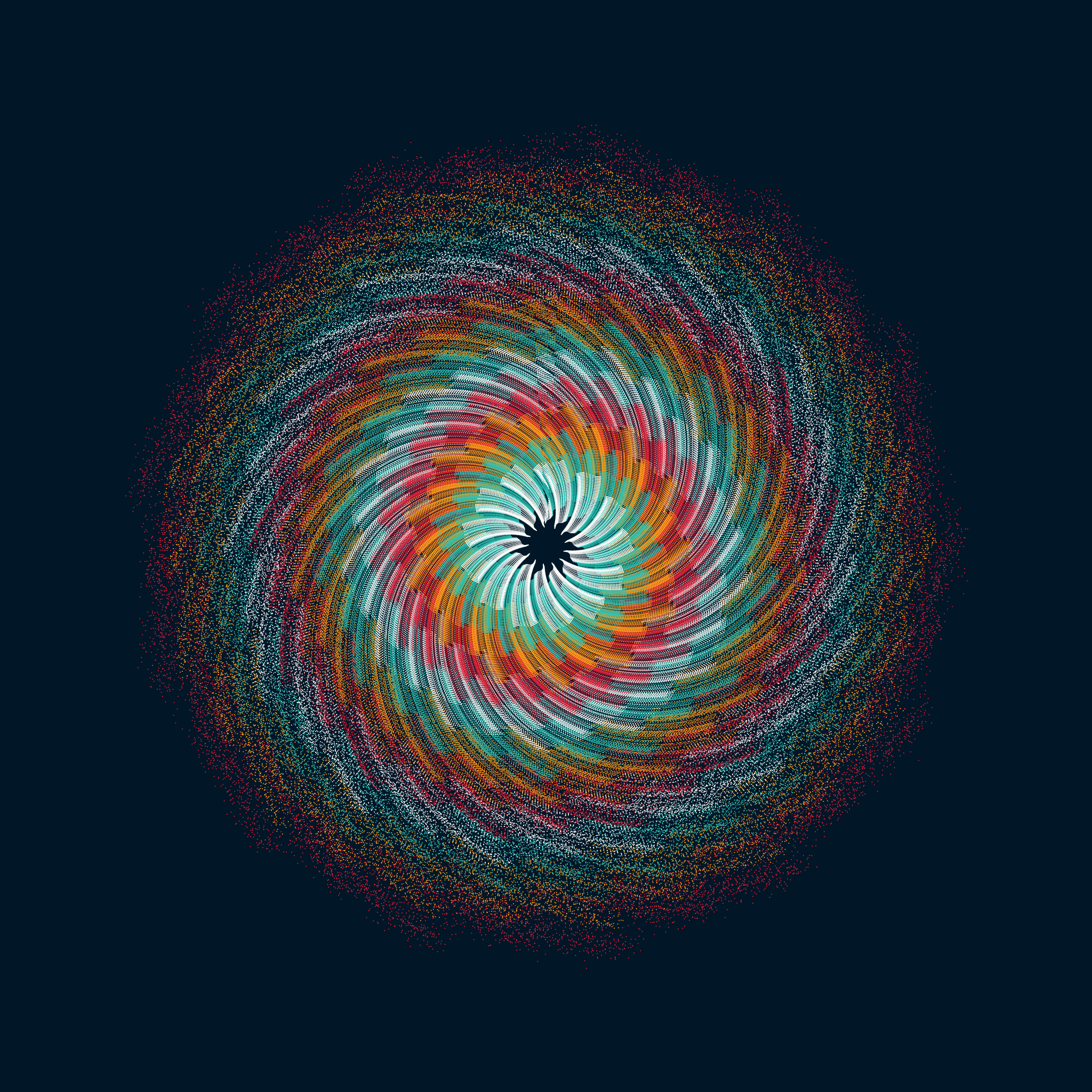 CIRCULAR MURMURATIONS #64 static NFT preview