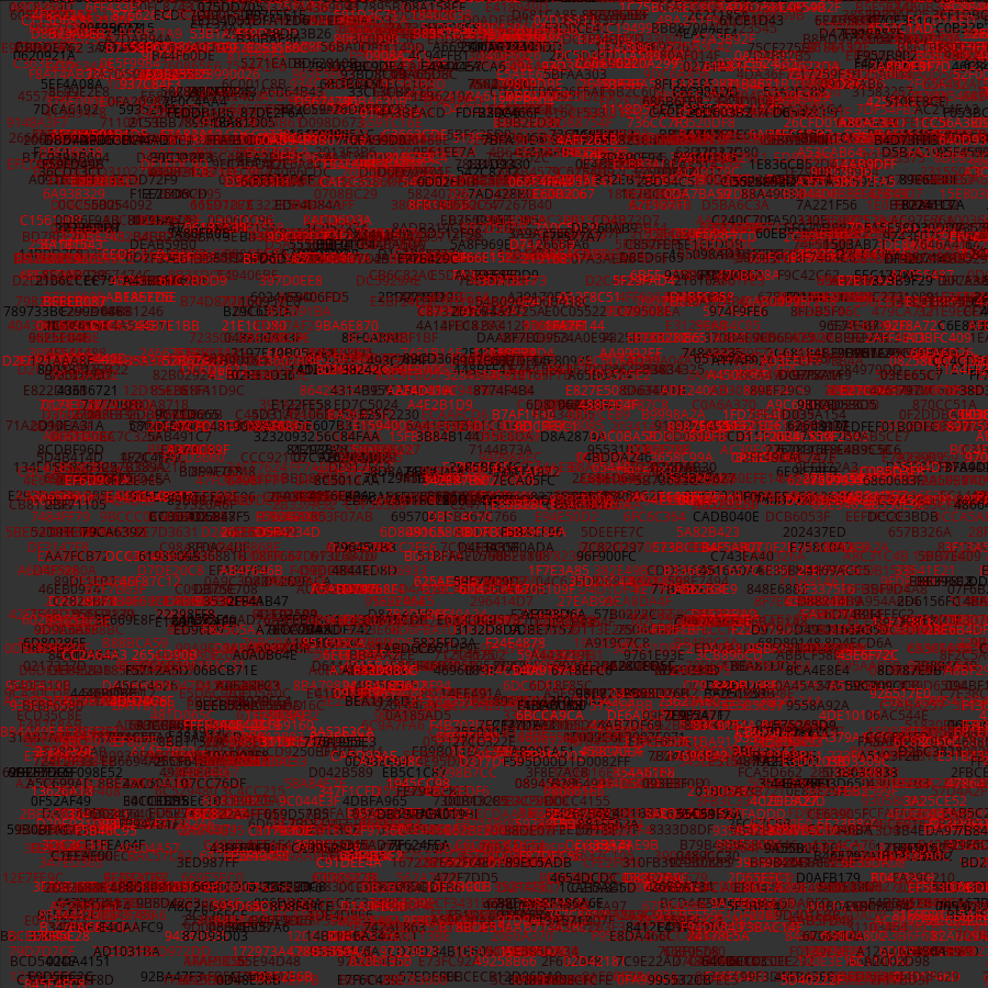 Painting by Random Hexadecimal Numbers #28 static token preview