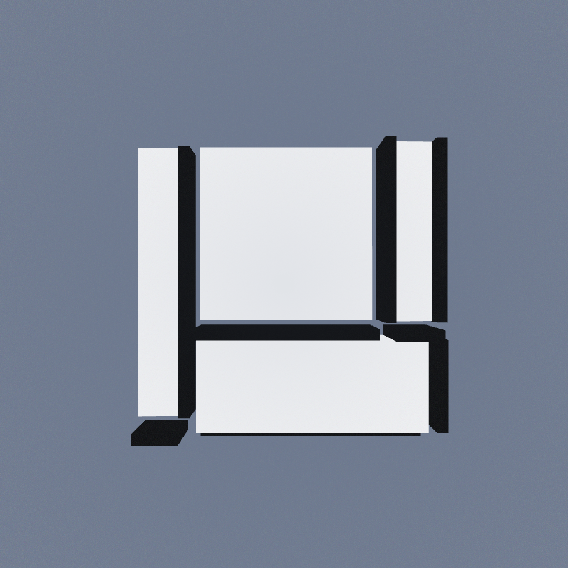 Mondrian3D #91 static token preview