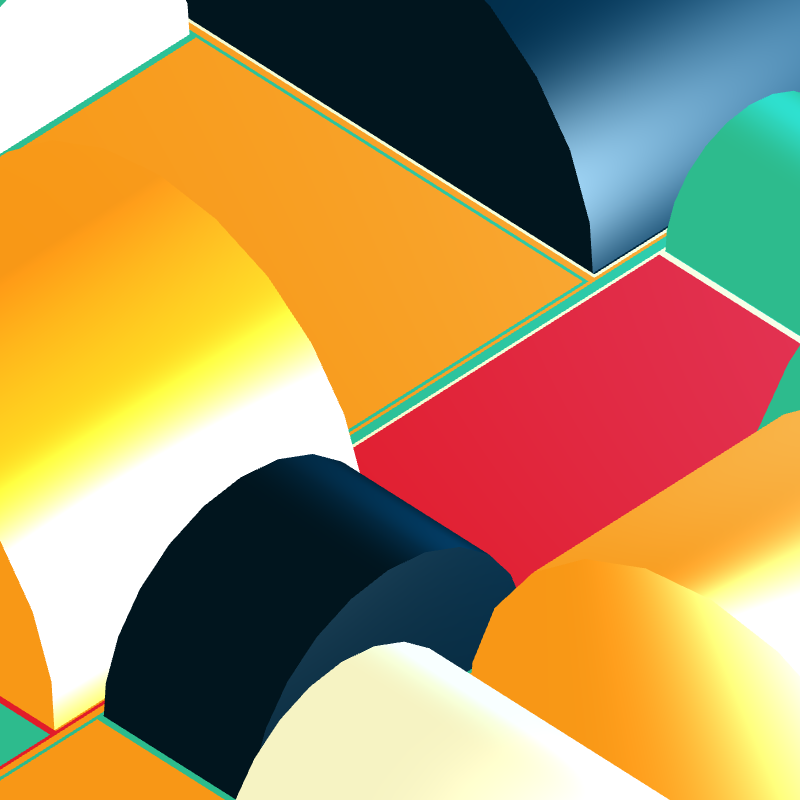 Geometric city #347 static NFT preview