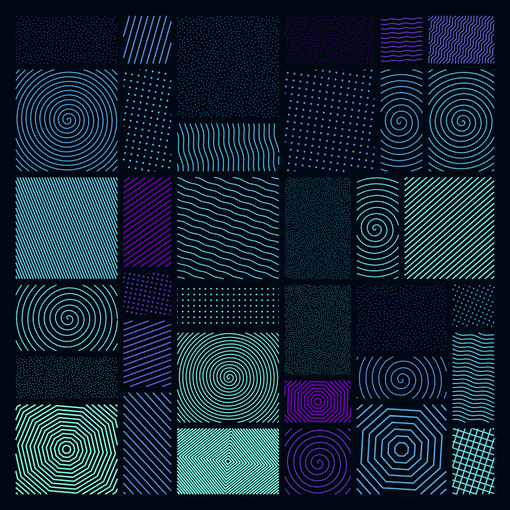 Pattern Grid #85 static NFT preview
