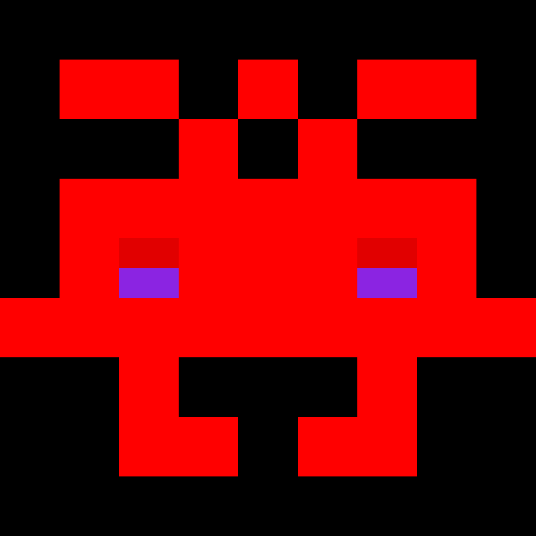 Pixel Invaders #6 static token preview
