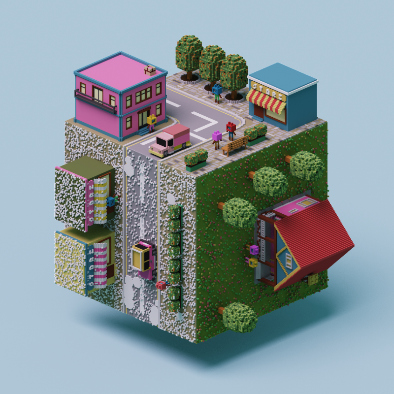 Isometreecity #68 static NFT preview