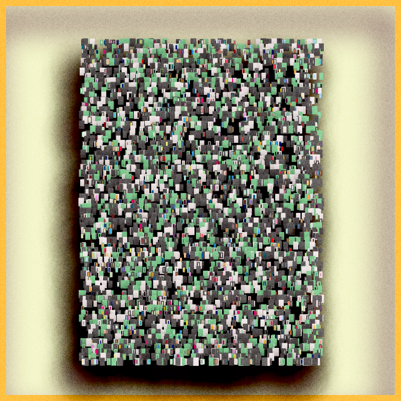 Floating Bookshelves #56 static NFT preview