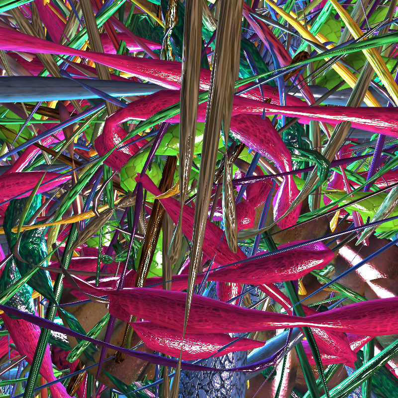 Prismatic Thickets #176 static token preview