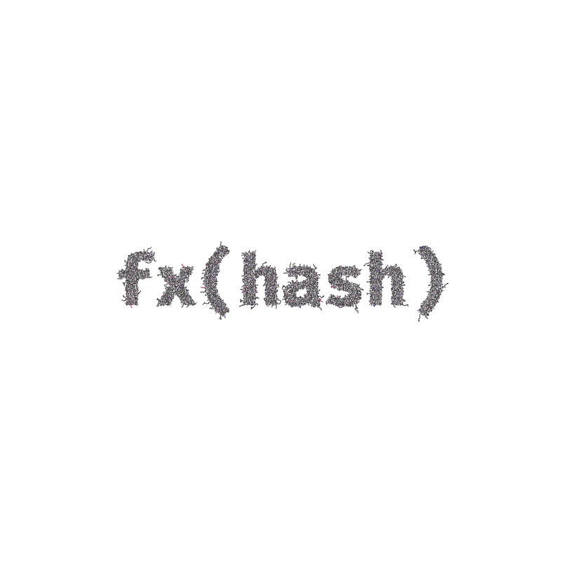 FXHASH Logo with Features #403 static token preview
