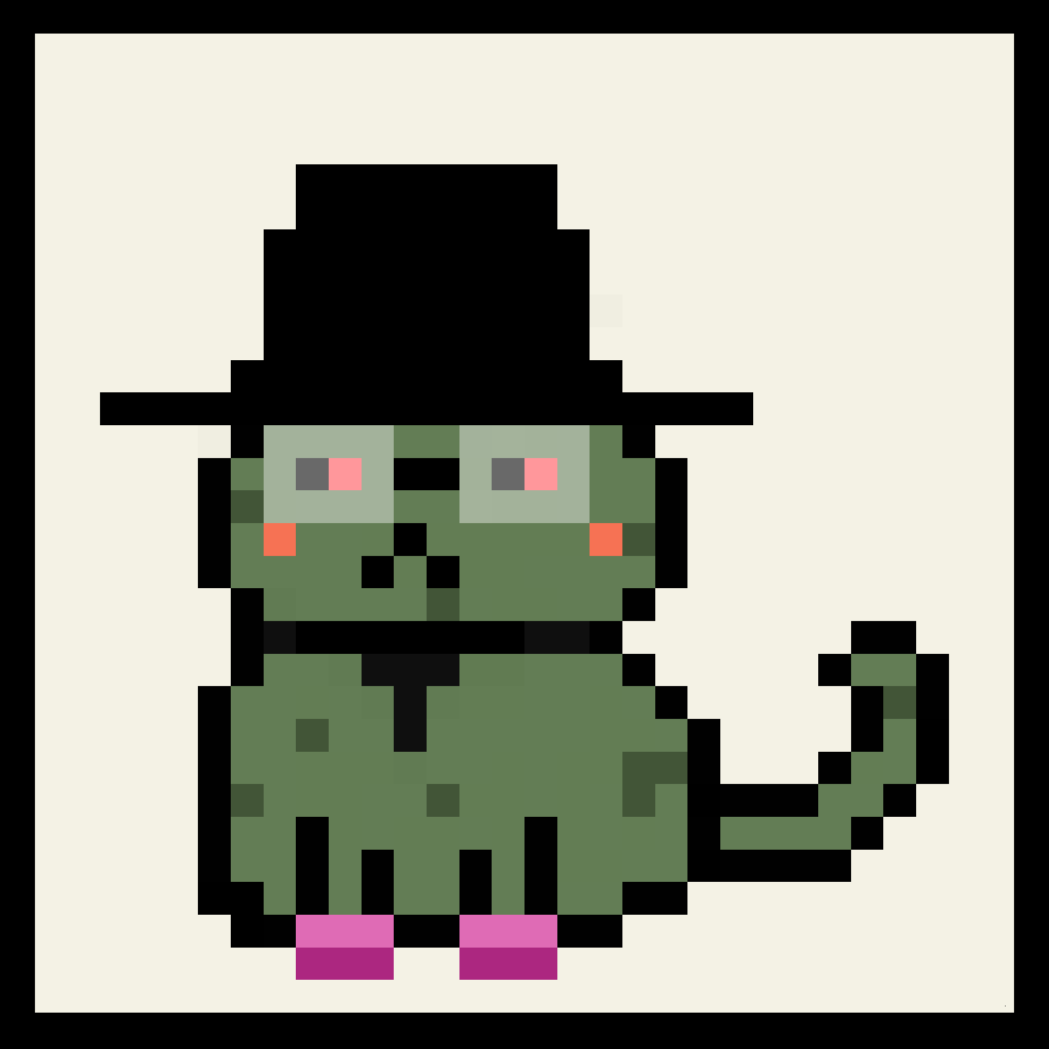 Lazy Kitties #2336 static NFT preview