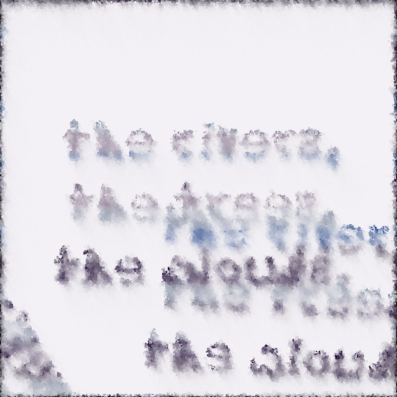 THE WORD AFTER US: An AI poetry unreading #455 static NFT preview