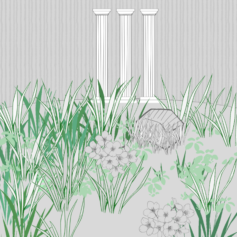 Wild Grass and Rubble #111 static token preview