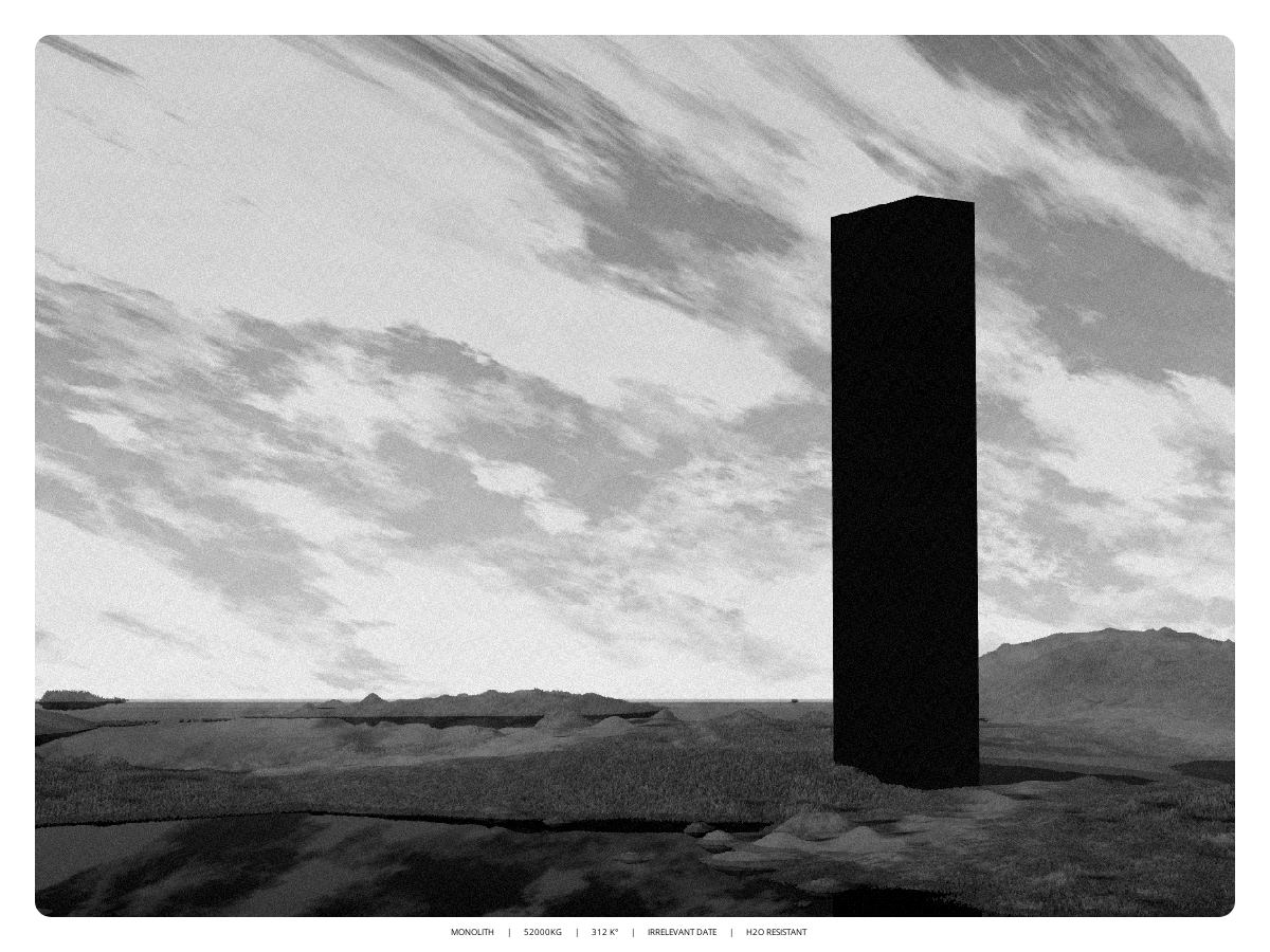 MONOLITH #190 static NFT preview