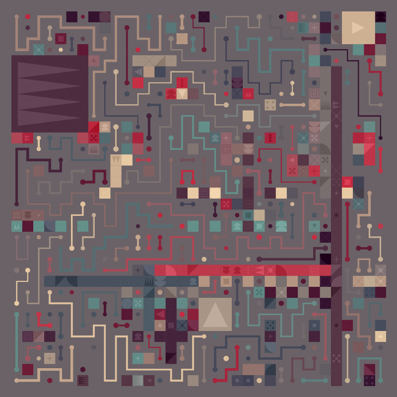 Scattered Pathways #86 static NFT preview
