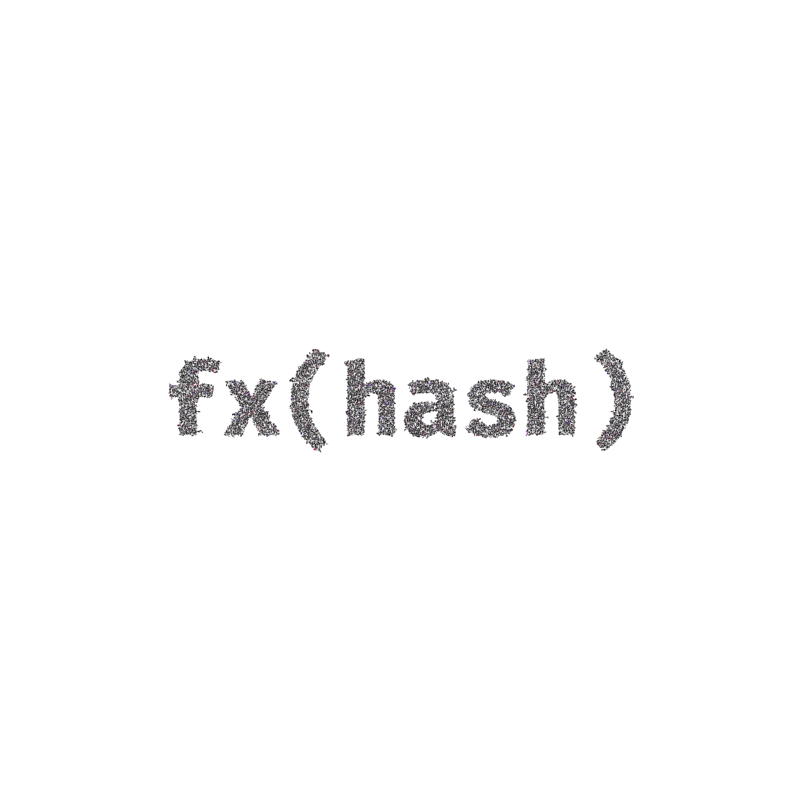 FXHASH Logo with Features #811 static NFT preview