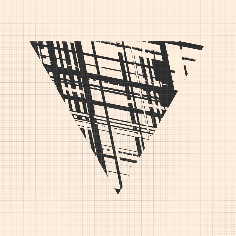 Monochrome Intersections #110 static NFT preview