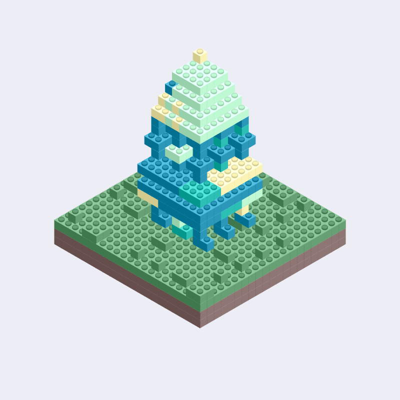 Plastic Town I #16 static token preview