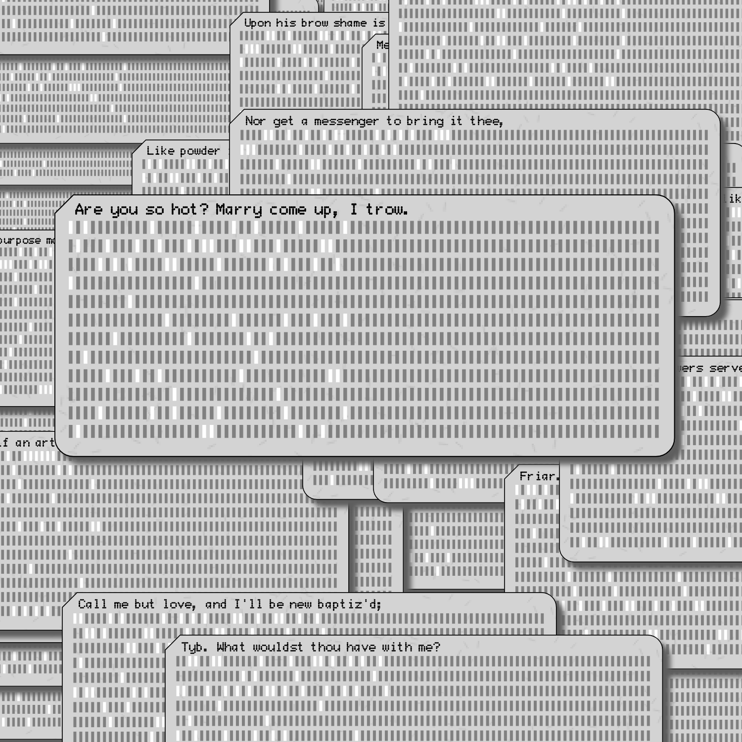 Romeo and Juliet on Punched Cards (Free) #170 static token preview