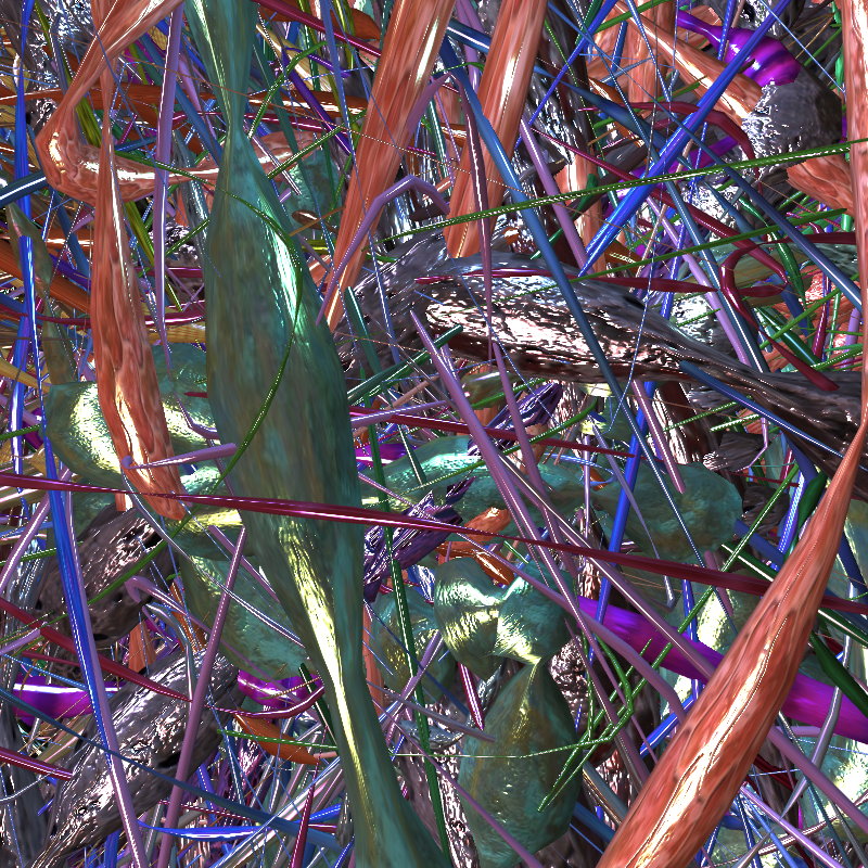 Prismatic Thickets #751 static NFT preview