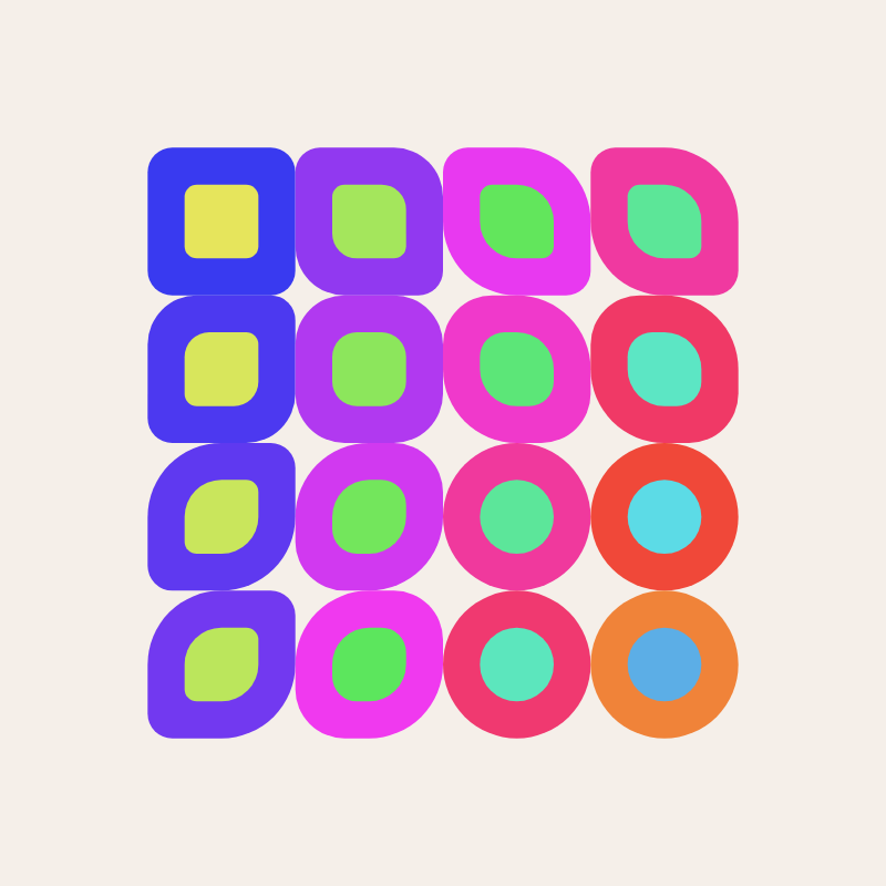 Colored blocks #129 static NFT preview
