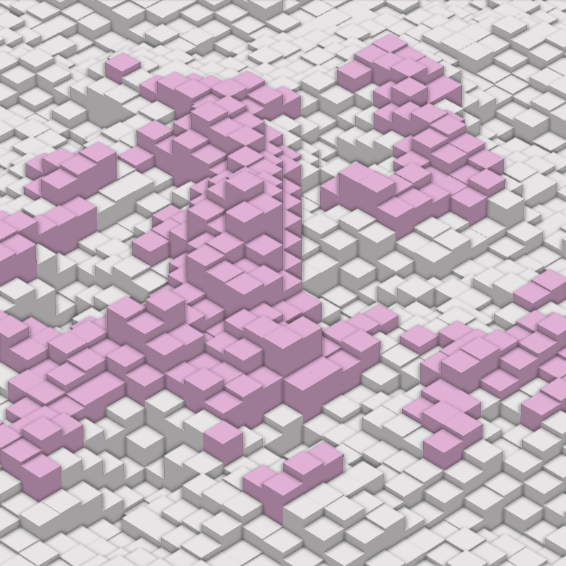 Raster Colonies #128 static NFT preview