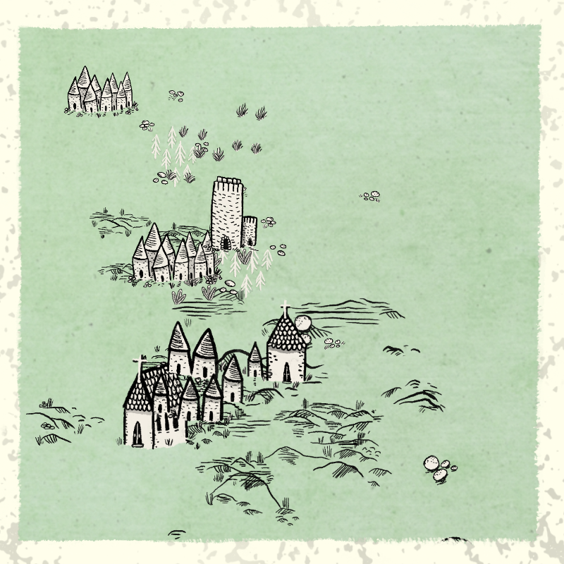 Medieval Village #75 static NFT preview