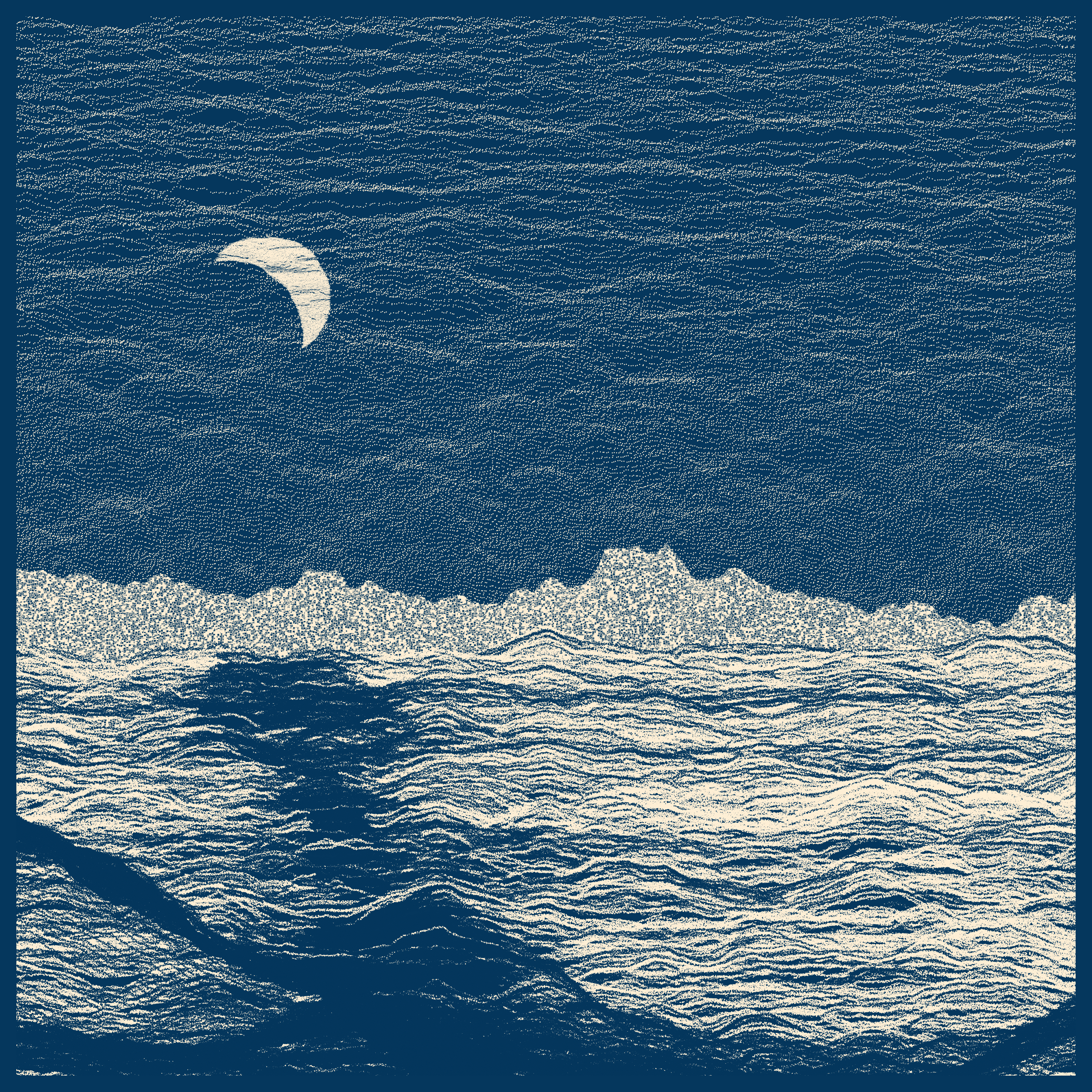 Moonlit Sea #143 static NFT preview