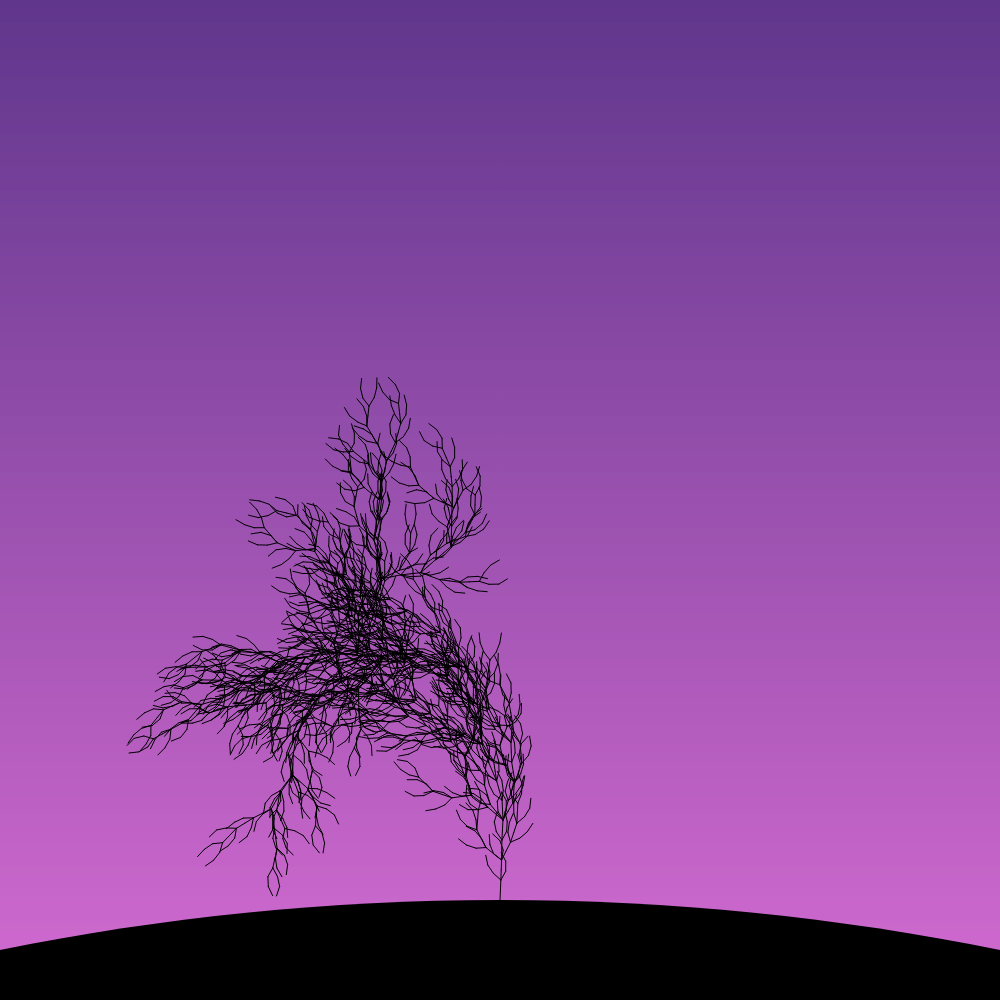 Fractal-Lsystem Tree #30 static token preview