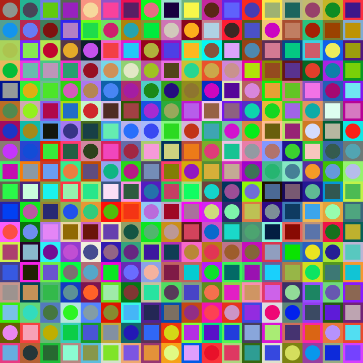 Square Dot Composition #265 static token preview