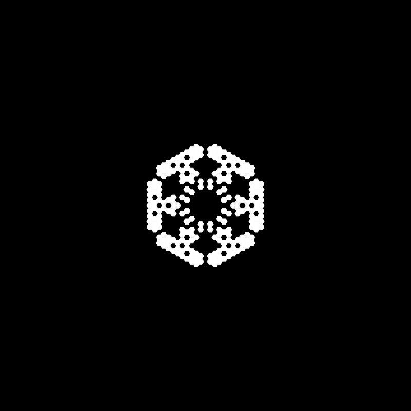 Snowflake #666 static NFT preview