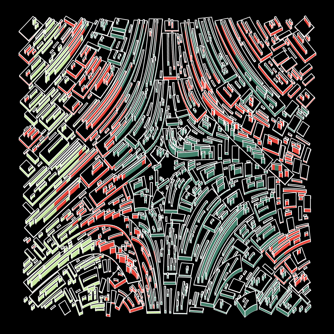 Waves #197 static NFT preview